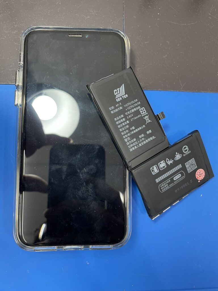 iphone換電池｜iphone x電池更換｜雲升手機維修